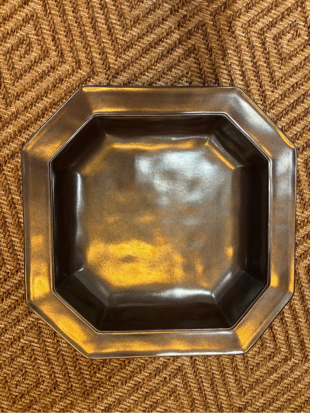 Juliska Pewter Stoneware Octagonal Serving Bowl